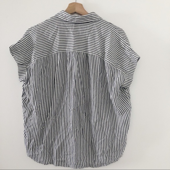 Madewell Stripe Button-down Top - Picture 5 of 8